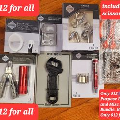 $12🌐Multi Purpose Pocket Tools and Misc Needs Bundle. Brand New. Only $12 for all !!!