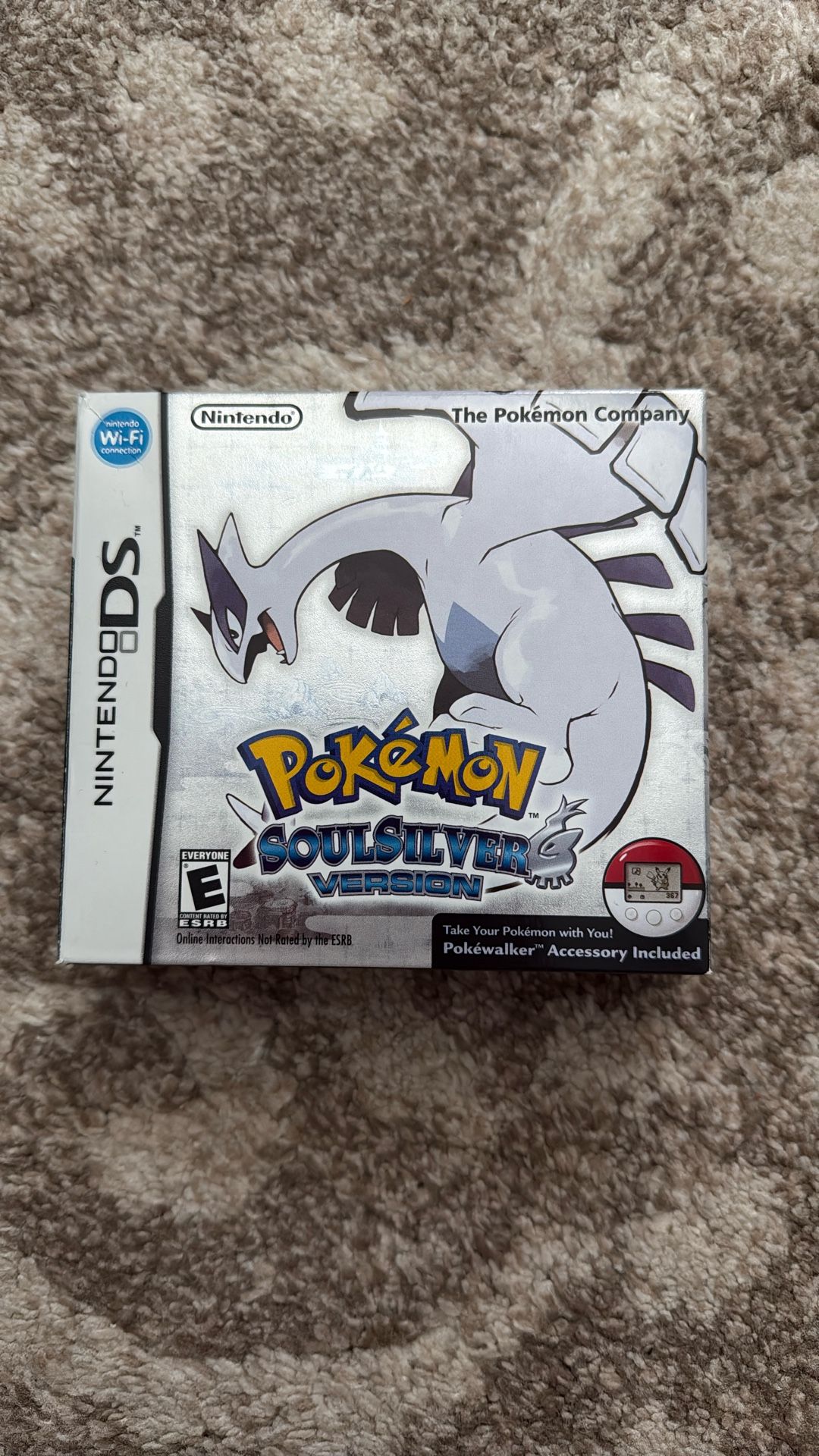 Pokemon Soulsilver With Pokewalker For Nintendo Ds
