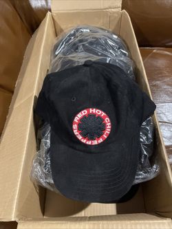 20x NEW STOCK Red hot chili peppers new cap adjustable embroidered black strap new stock LOT BEST OFFER