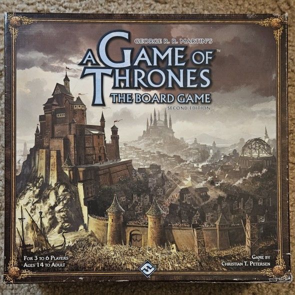 Game Of Thrones Board Game; Second Edition