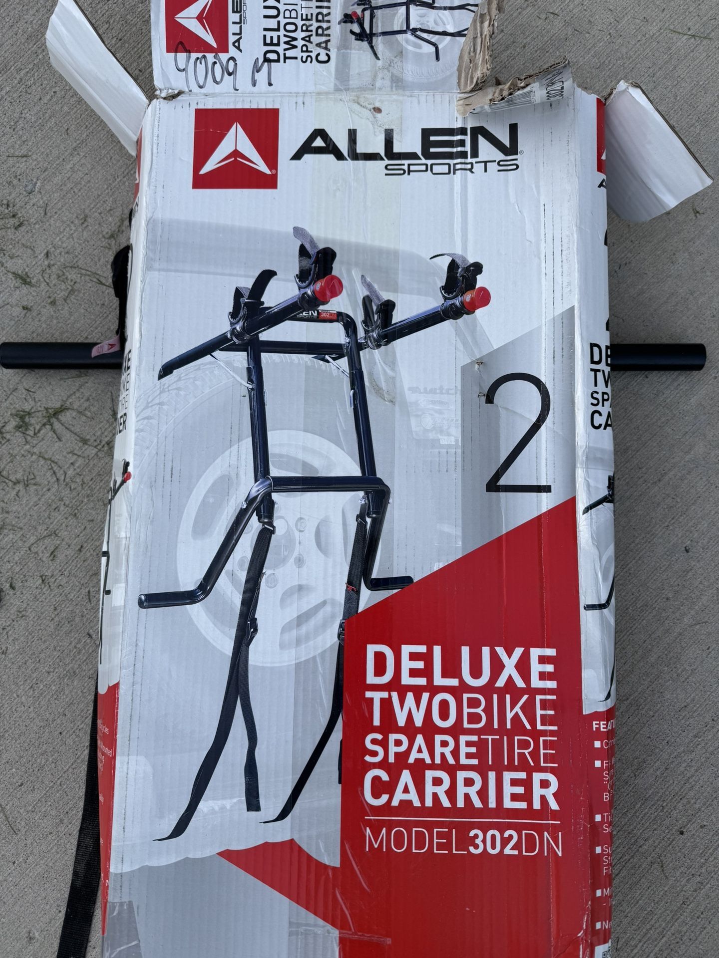 2 Car Bike Carrier For spare Tire SUV ( RAV4 With tire On Back )