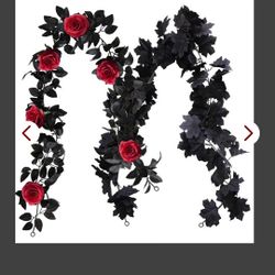 Kainonnan 2Pcs Rose Garland