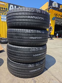 265/70R16 HANKOOK $300 CASH PRICE