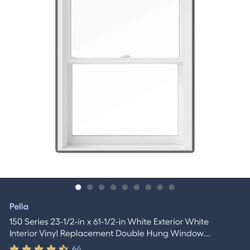Interior Vinyl Replacement Double Hung Window