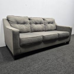 Clean Gray Ashley's Furniture 80" Sofa Couch - Can Deliver!