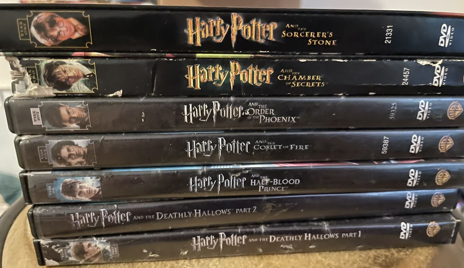 Harry Potter DVDs 