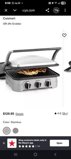 Cuisinart GR-4N Griddler Stainless