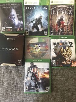 Xbox 1 And 360 Games 