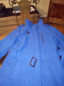 Royal blue size large coat