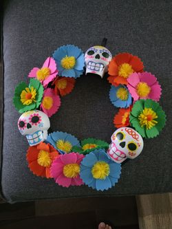 Dia de muertos wreath