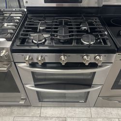 LG-30 In Self-cleaning Freestanding Double Oven Stainless Steel 