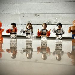 6 Lego Custom Fantastic 4 Minifigures