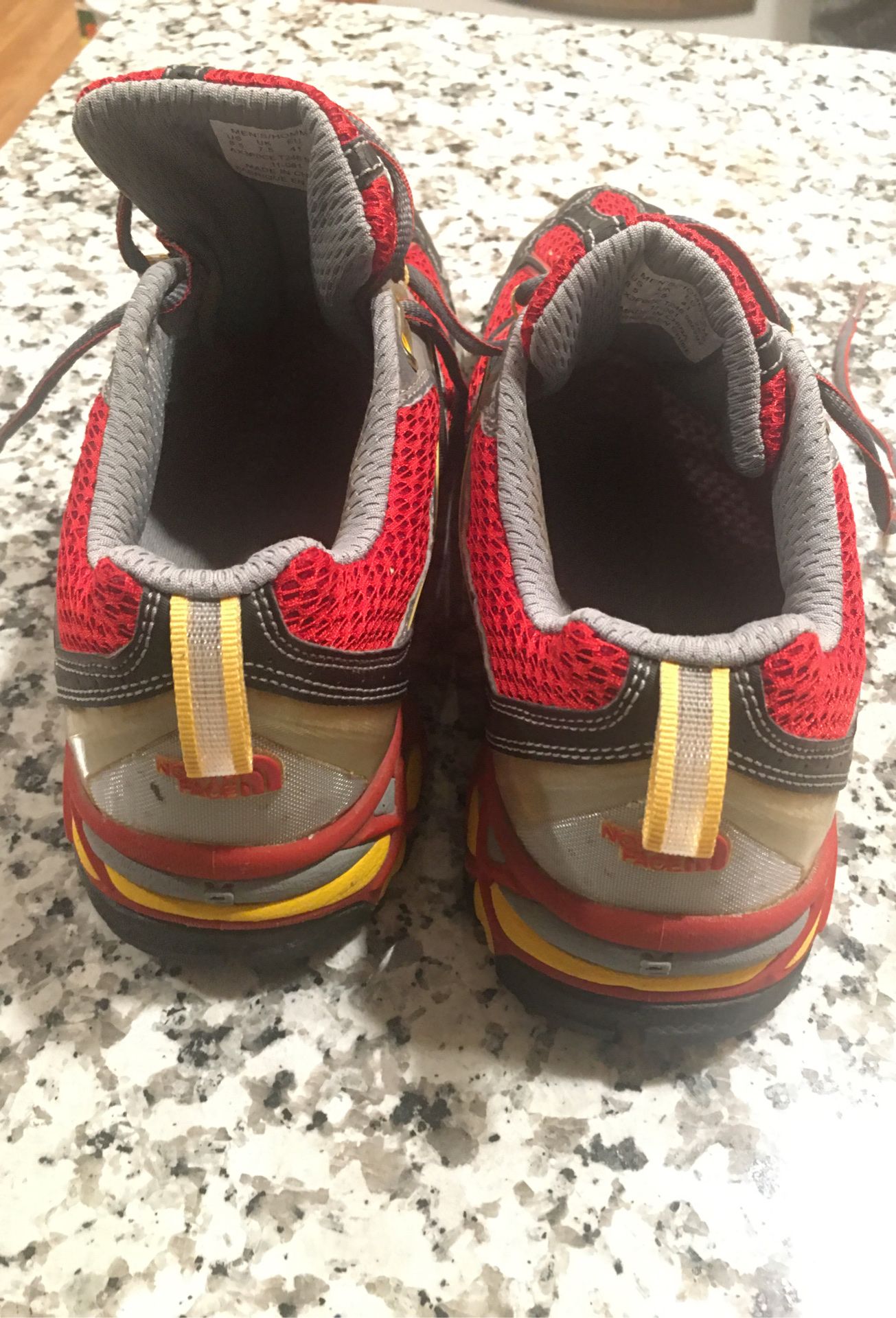 Northface Men’s running shoes, 8 1/2