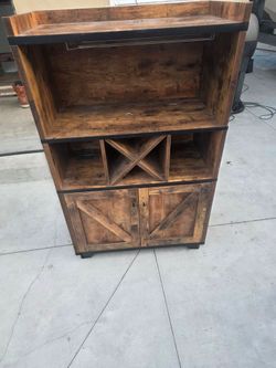 Wine / bar cabinet $40 obo