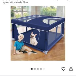 Dog Playpen for Puppies or Small Dogs 42x42 Inch with Cover (New)