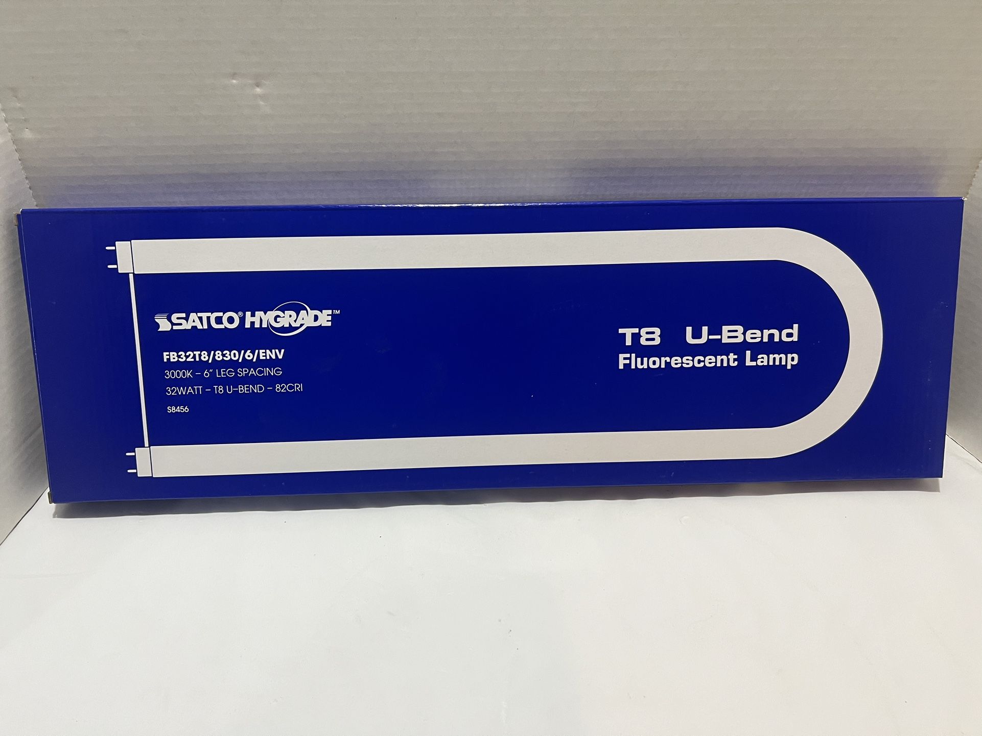 SATCO T8 FB32T8/830/6/ENV S8(contact info removed)K - 6” LEG 32 Watt U-Bend Fluorescent Lamp