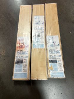 3 Packs White Maple Click Laminate Flooring – ~60 sq ft