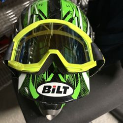 Bilt Helmet With Goggles