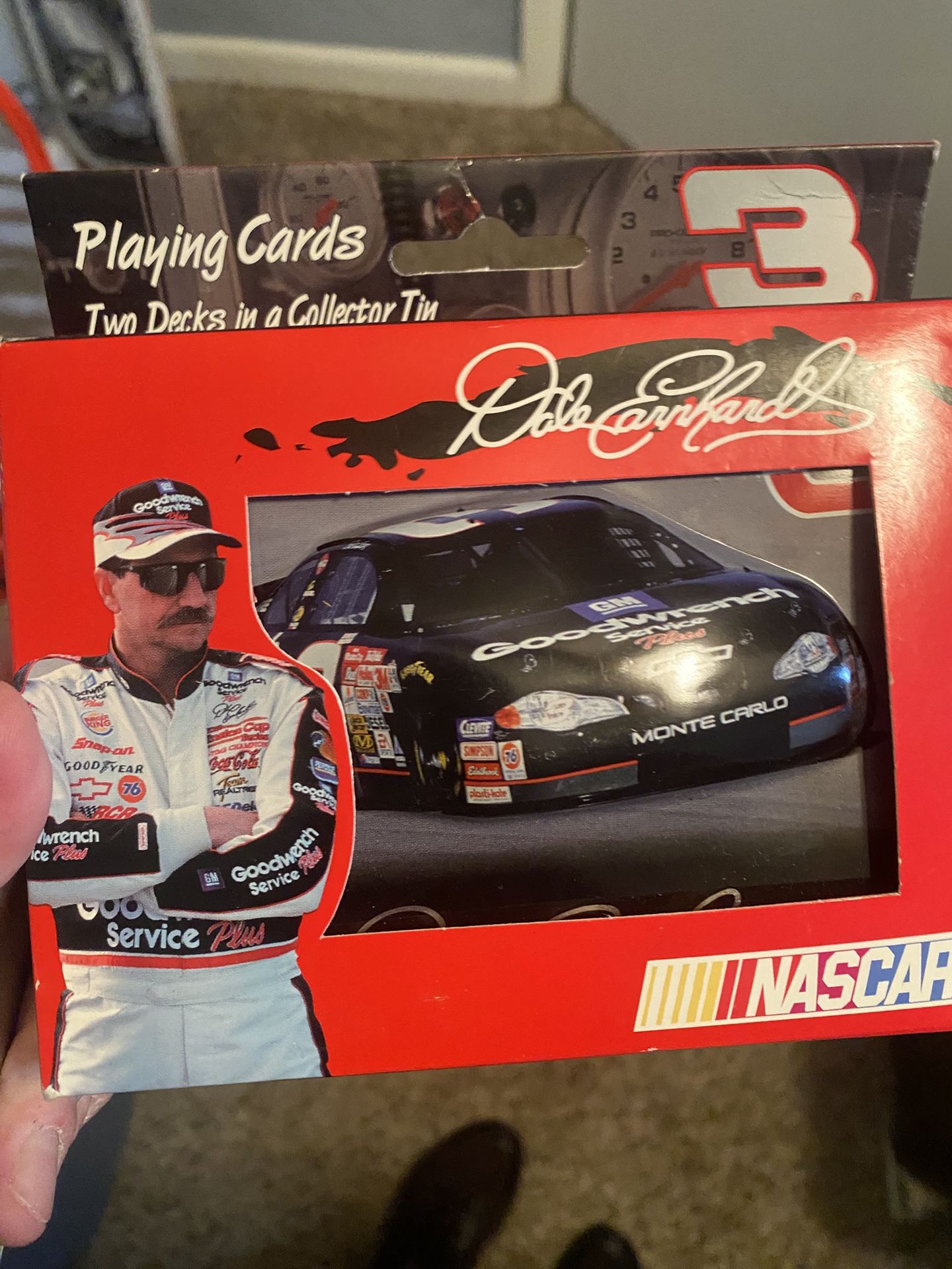 Dale Earnhardt Sr. NASCAR collectible set - playing cards