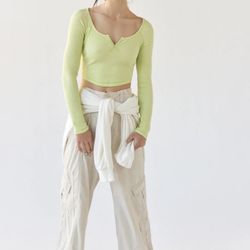 American Eagle Lime Top 