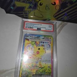 PSA 9 MINT Pikachu EX Surging Sparks SIR Holo 2024 Pokemon 238/191