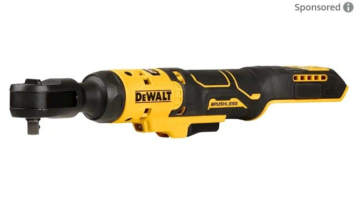 DeWalt 20v Cordless Brushless Atomic Ratchet 1/2 In
