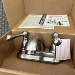 Brushed Nickel Bathroom Faucet