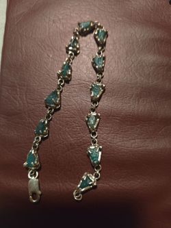 Pulsera  de esmeraldas