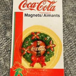 New In Package Vintage 1997 Coca-Cola Magnet 