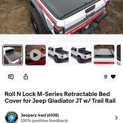 Jeep Gladiator Roll N Lock M-Series Retractable Bed Cover 