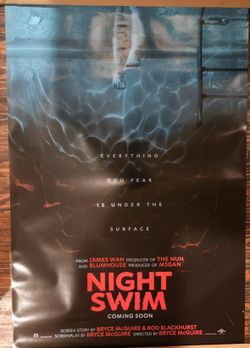 Night Swim Original Movie Theater Poster 27x40 Double Sided