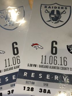 RAIDERS VS DENVER