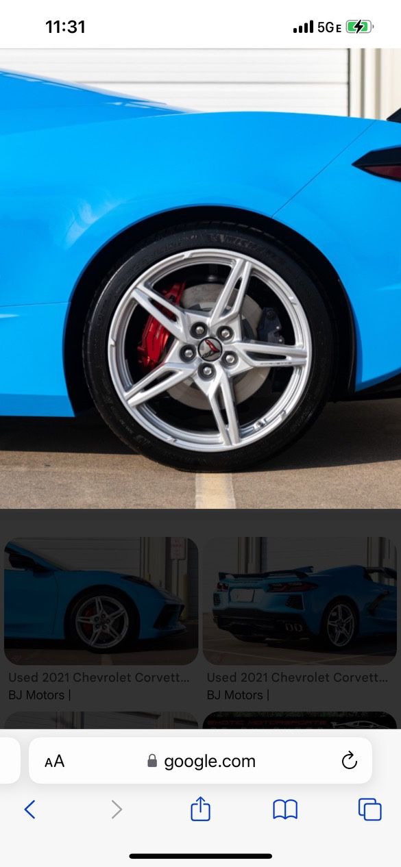 Corvette Wheels 20” And 19”