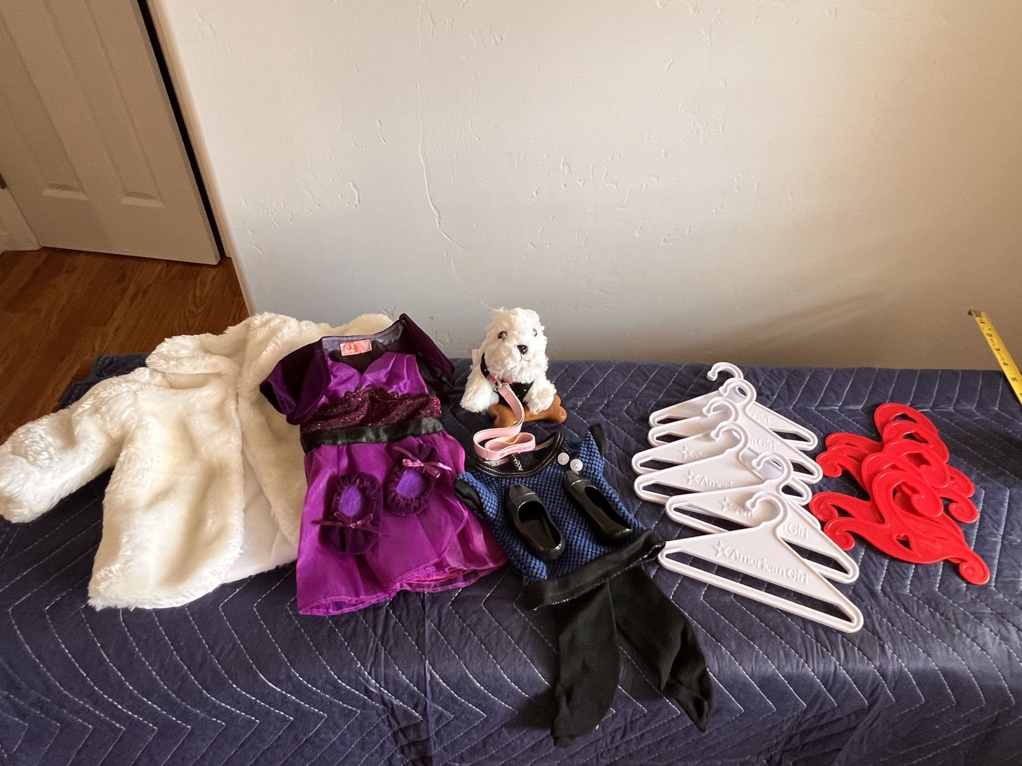American Doll Clothes and Hangers