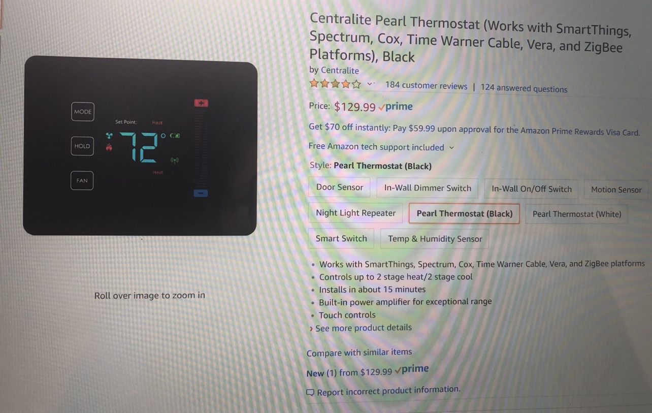 Cox smart thermostat