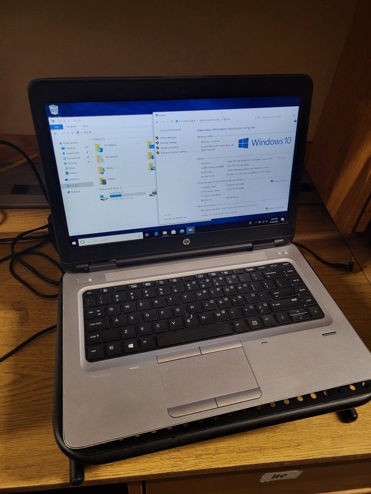 LIKE NEW HP LAPTOP WITH AMD PRO A6 PROCESSOR (LAP39)