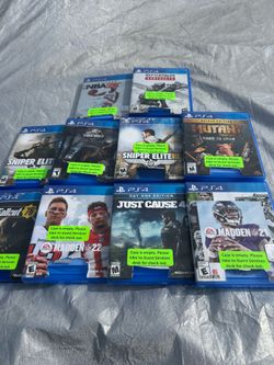 PS4 games