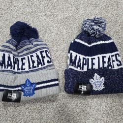 2 TORONTO MAPLE LEAF WINTER HATS
