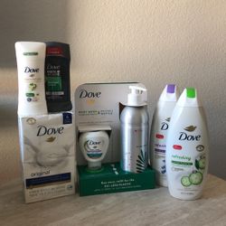 Dove Body Care Bathroom Essentials