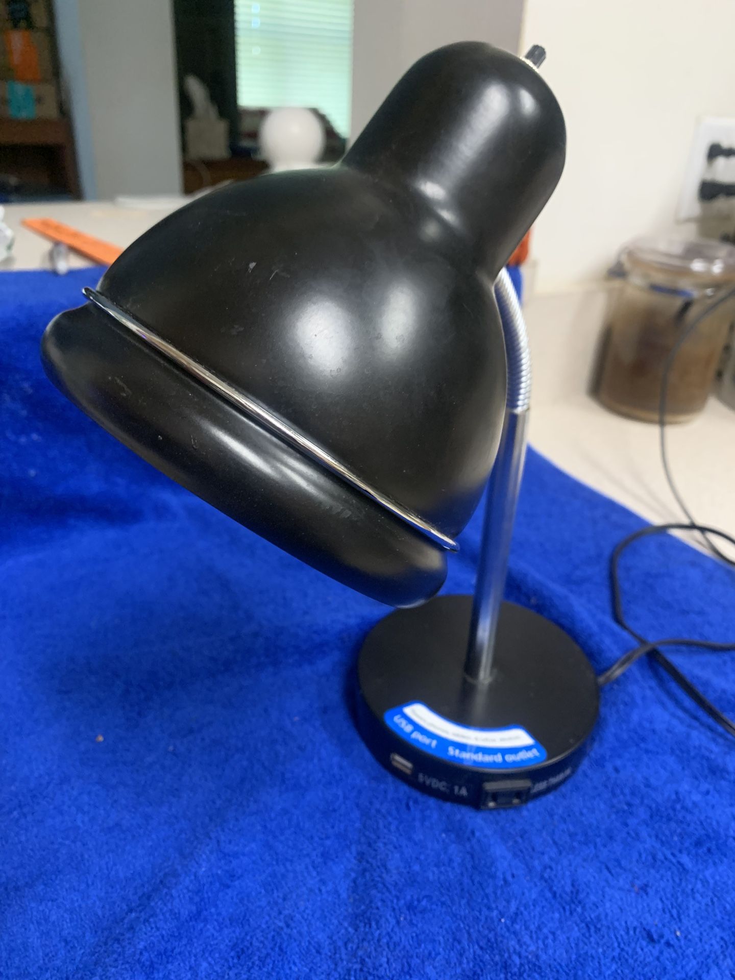 Desk Lamp With USB Outlet 