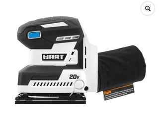 HART 20-Volt Cordless 1/4 Sheet Sander and Dust Bag (Battery Not Included) New Condition