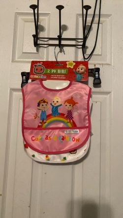 2 pack bibs coco melon new