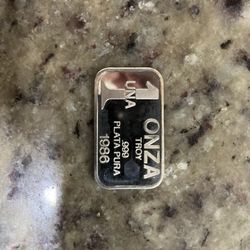 999 Silver Bar Pancho Villa 