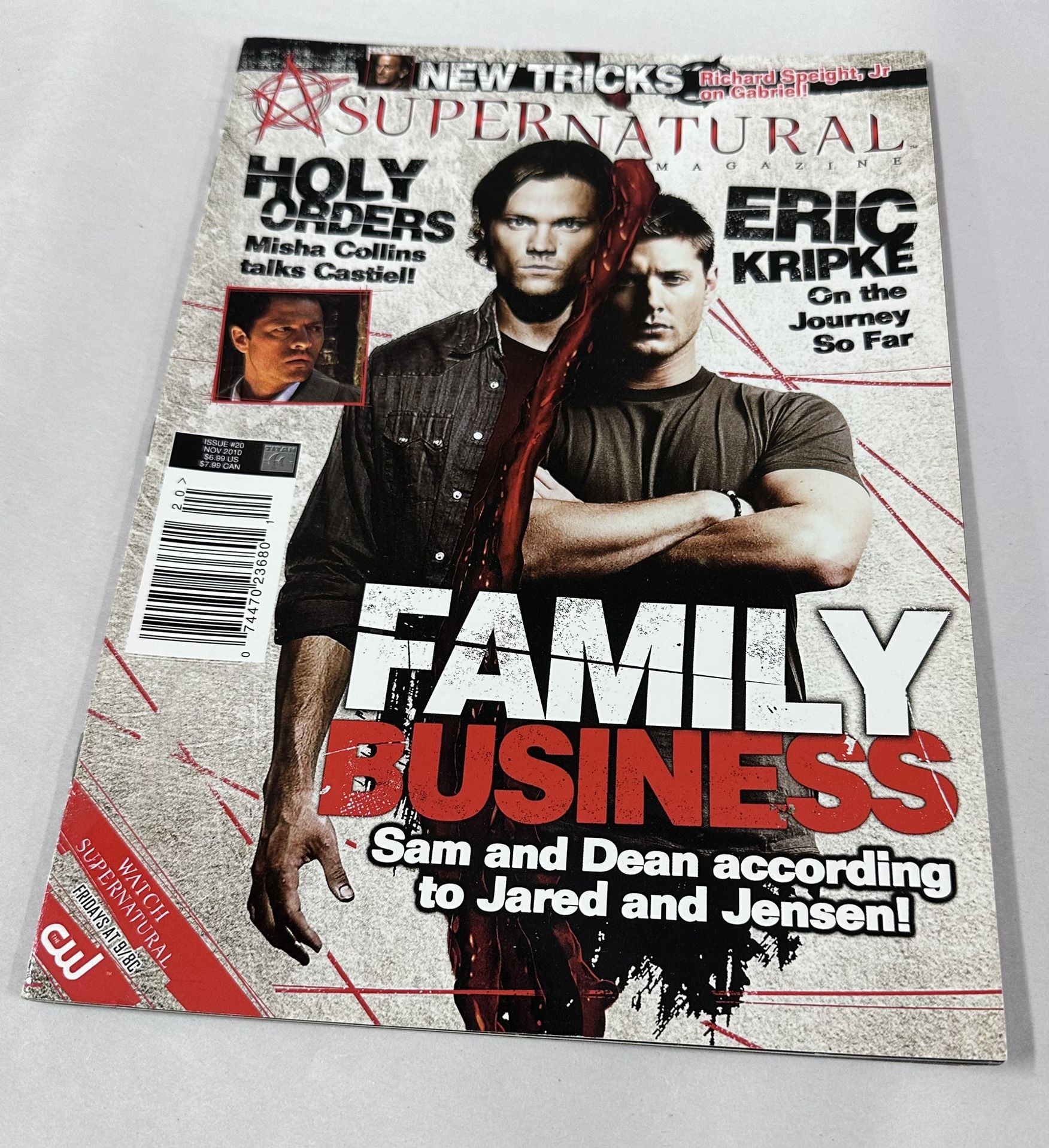 Supernatural Magazine Issue #20 Nov 2010 Family Business Collectible MINT