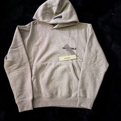 dark oat essentials hoodie medium