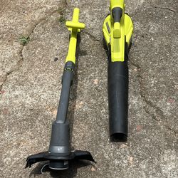Ryobi 18 V string trimmer leaf blower(TOOL ONLY) 40