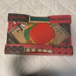 Vintage Johnny Walker Table Tennis Set