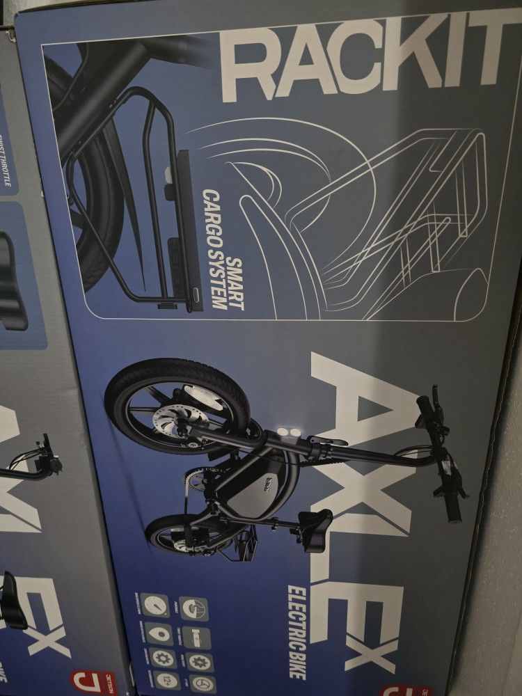 Jetson Adult Axle X 12" Step-Over Electric Folding Bike - Black: 15.5 mph, 220 lb Capacity