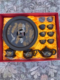 Vintage Chinese Black Lacquerware