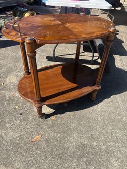 Wooden Tea Cart